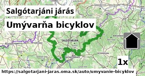 Umývarňa bicyklov, Salgótarjáni járás