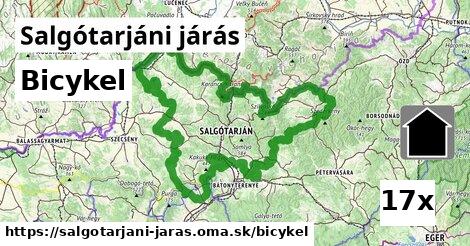 bicykel v Salgótarjáni járás