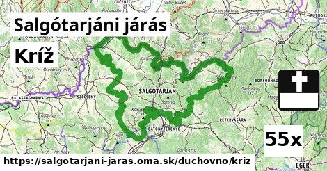 Kríž, Salgótarjáni járás