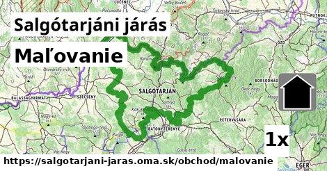 Maľovanie, Salgótarjáni járás