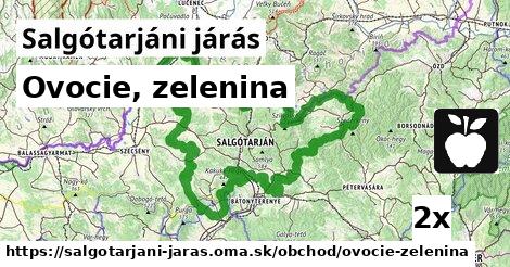 Ovocie, zelenina, Salgótarjáni járás