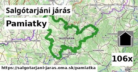 pamiatky v Salgótarjáni járás