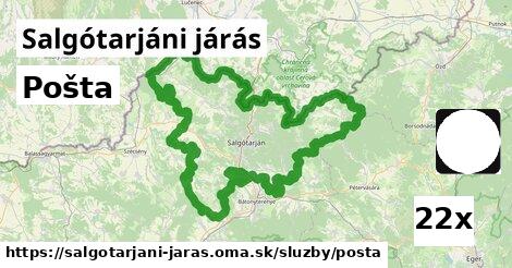 pošta v Salgótarjáni járás