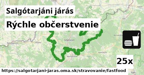 Rýchle občerstvenie, Salgótarjáni járás