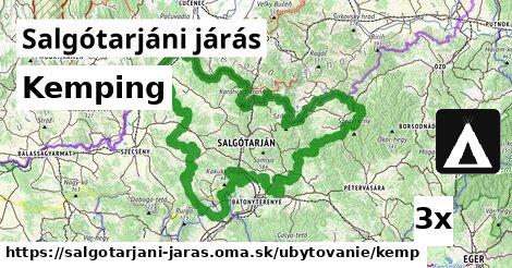 Kemping, Salgótarjáni járás