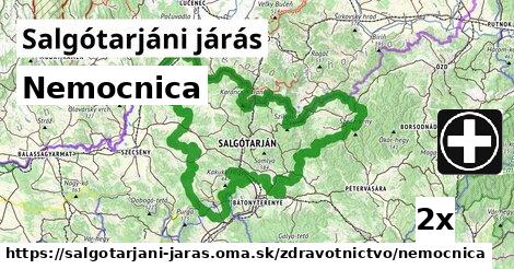 Nemocnica, Salgótarjáni járás