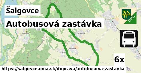 Autobusová zastávka, Šalgovce