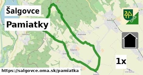 pamiatky v Šalgovce