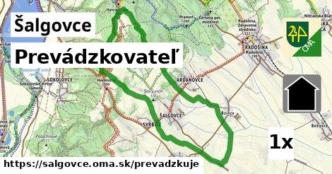 prevádzkovateľ v Šalgovce