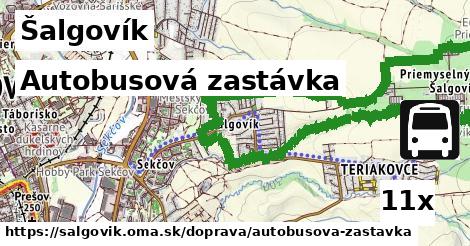 Autobusová zastávka, Šalgovík