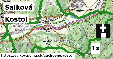 Kostol, Šalková
