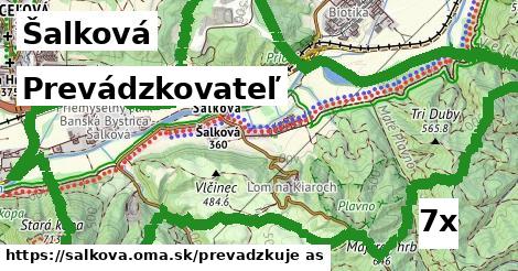 prevádzkovateľ v Šalková