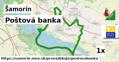 Poštová banka, Šamorín