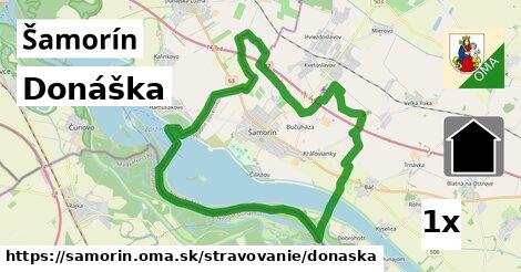 donáška v Šamorín