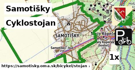 Cyklostojan, Samotišky