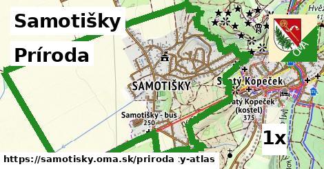 príroda v Samotišky