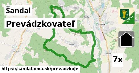 prevádzkovateľ v Šandal