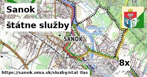 štátne služby, Sanok