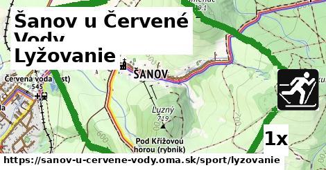 lyžovanie v Šanov u Červené Vody