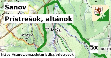 Prístrešok, altánok, Šanov