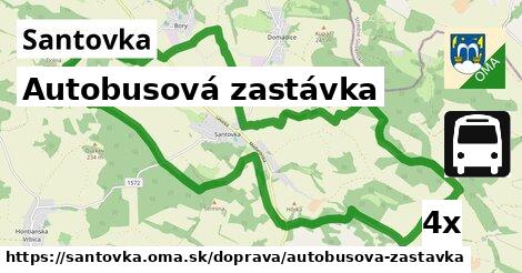 Autobusová zastávka, Santovka