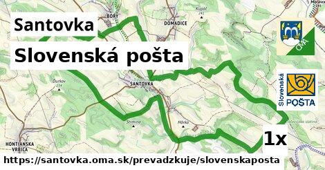 Slovenská pošta, Santovka