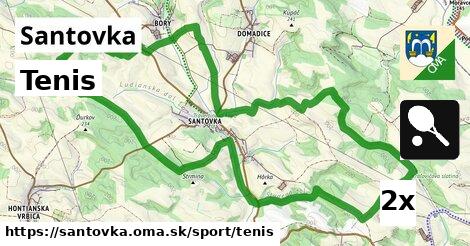 Tenis, Santovka
