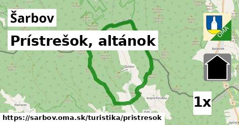 Prístrešok, altánok, Šarbov