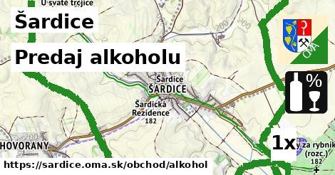 Predaj alkoholu, Šardice
