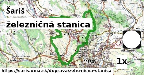 železničná stanica, Šariš