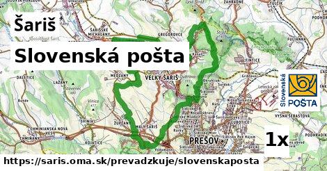 Slovenská pošta, Šariš