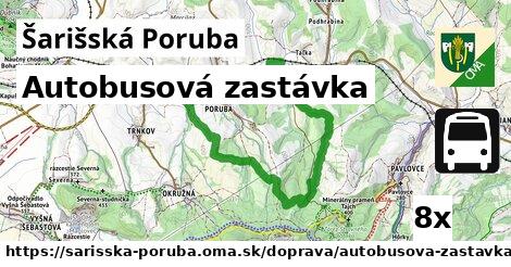 Autobusová zastávka, Šarišská Poruba