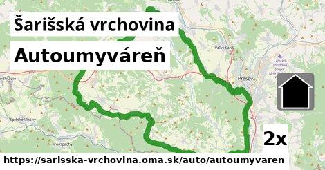 Autoumyváreň, Šarišská vrchovina