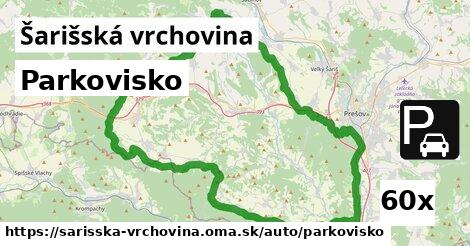 Parkovisko, Šarišská vrchovina