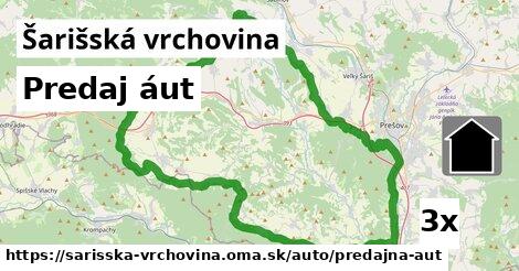 Predaj áut, Šarišská vrchovina