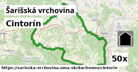 Cintorín, Šarišská vrchovina