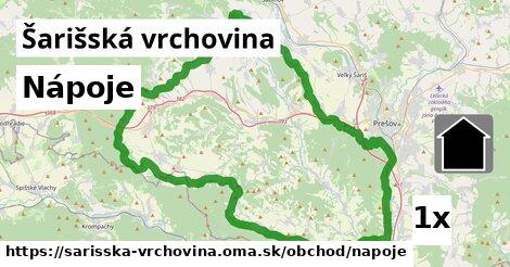 Nápoje, Šarišská vrchovina