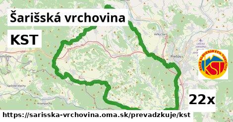 KST, Šarišská vrchovina