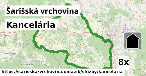 Kancelária, Šarišská vrchovina