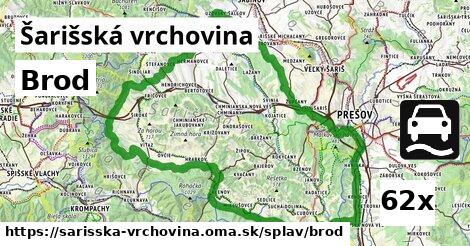 Brod, Šarišská vrchovina