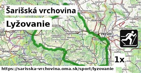 Lyžovanie, Šarišská vrchovina