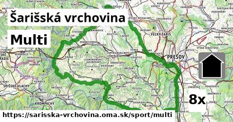 Multi, Šarišská vrchovina