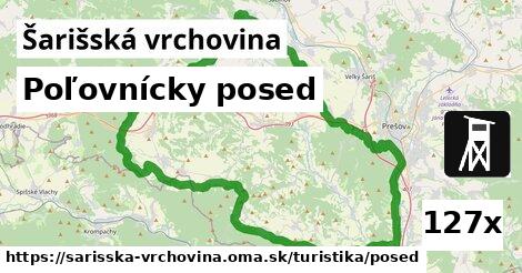 Poľovnícky posed, Šarišská vrchovina