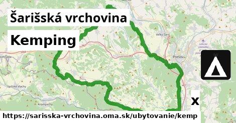 Kemping, Šarišská vrchovina