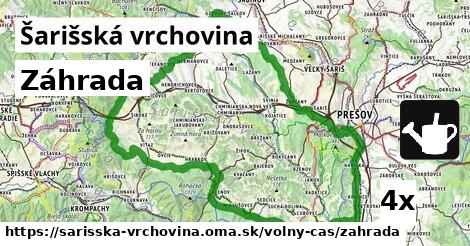 Záhrada, Šarišská vrchovina