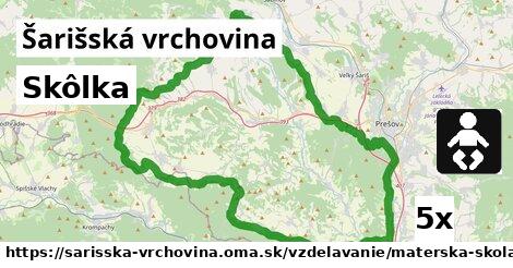 Skôlka, Šarišská vrchovina