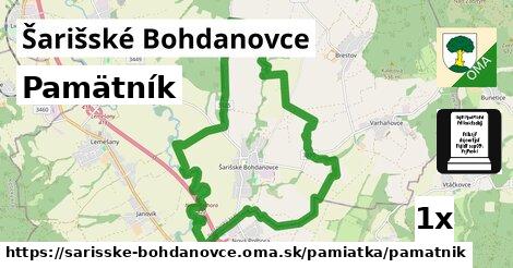 Pamätník, Šarišské Bohdanovce