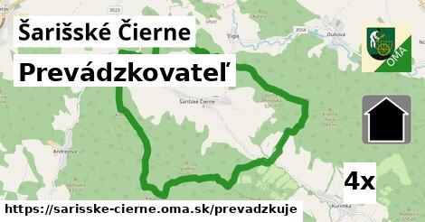 prevádzkovateľ v Šarišské Čierne