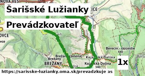 prevádzkovateľ v Šarišské Lužianky