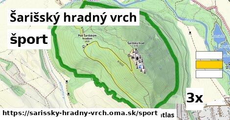 šport v Šarišský hradný vrch